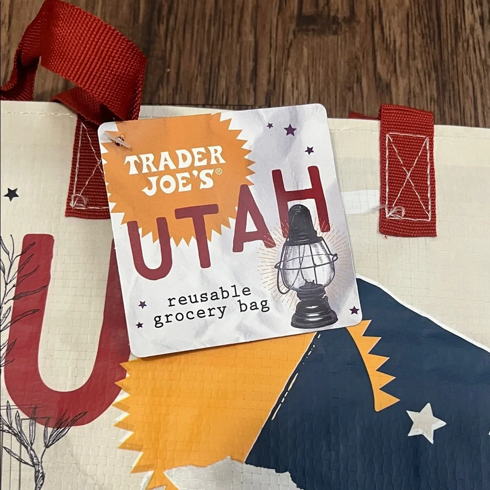 Trader Joe's UTAH Mystery Bag Reusable Tote Bag